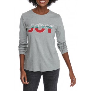 Kim Rogers® Women's Perfectly Soft Long Sleeve Graphic T-Shirt 