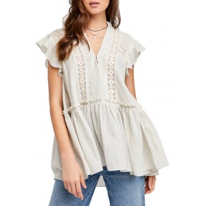 Free People Flutter Sleeve Tunic
