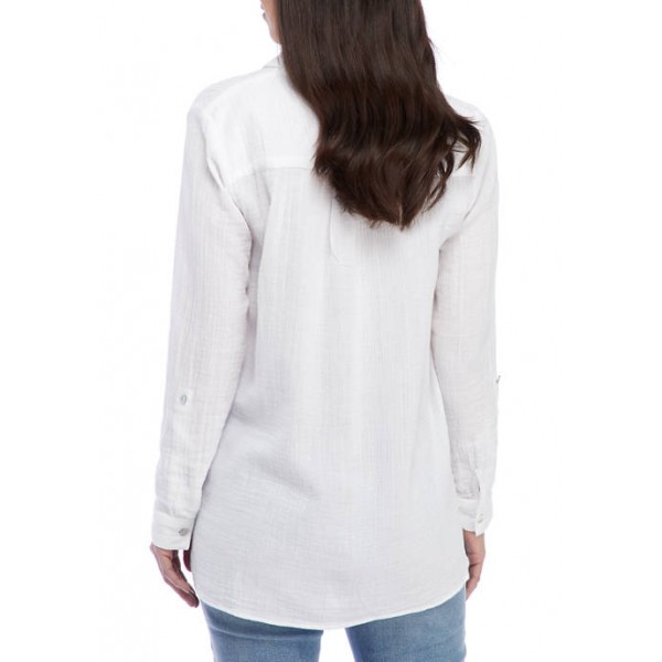 New Directions® Women's Side Button Tunic