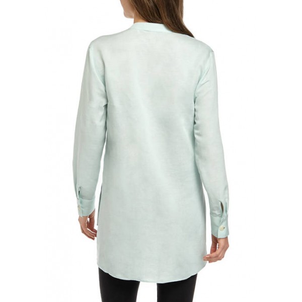 THE LIMITED Women's Oversized Linen Tunic Top