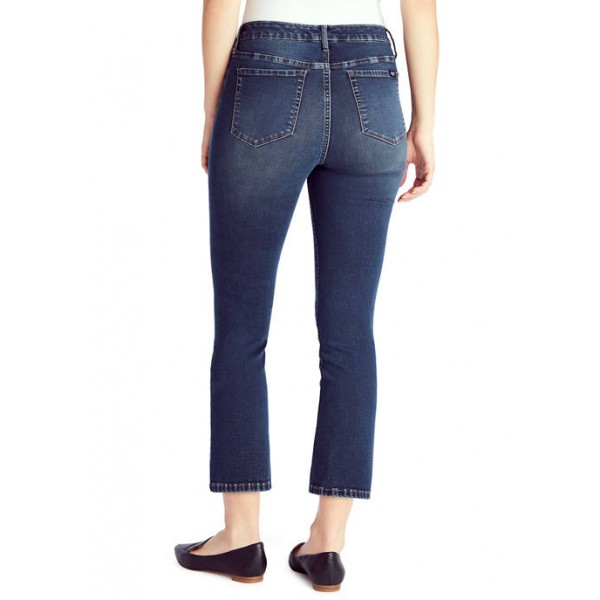 Chaps Mid Rise Crop Kick Jeans in Average Length