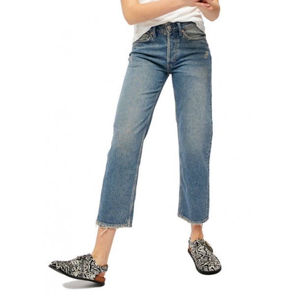 Free People Fast Times High Rise Moms Jeans