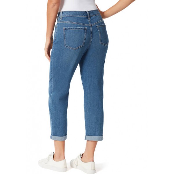 Gloria Vanderbilt Women's Mid Rise Boyfriend Jeans