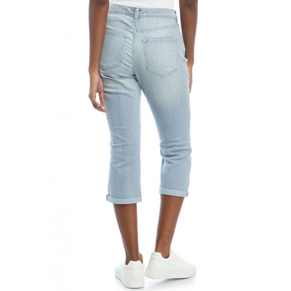 New Directions® Women's Rolled Cuff Cropped Jeans