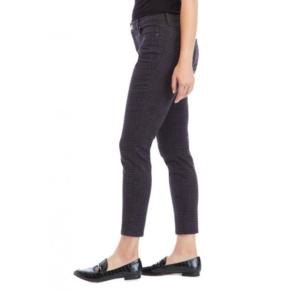 New Directions® Women's Skinny Ankle Check Jeans