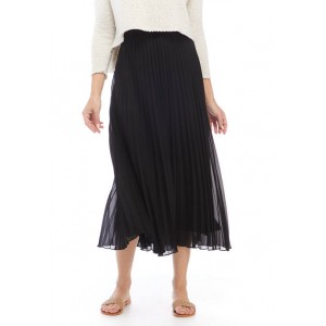 Anne Klein Women's Sunburst Pleat Maxi Skirt 