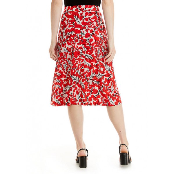 Kasper Women's Floral Midi Skirt