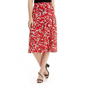 Kasper Women's Floral Midi Skirt 