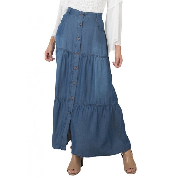 Standards and Practices Women's 3 Tier Maxi Skirt