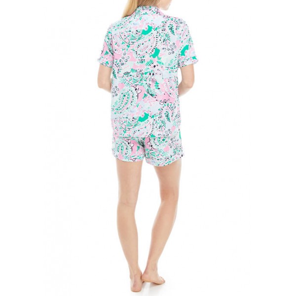 Crown & Ivy™ Paisley Shorty Pajama Set