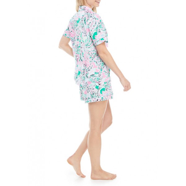 Crown & Ivy™ Paisley Shorty Pajama Set
