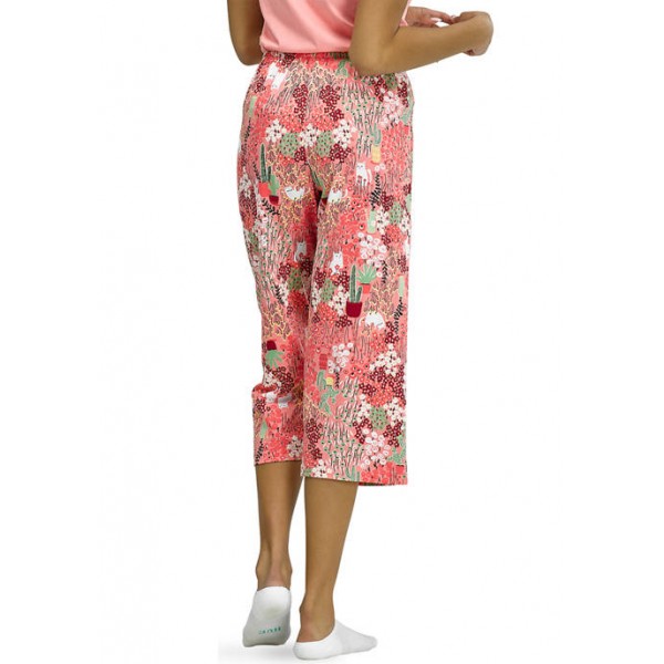 HUE® Strawberry Bouquet Capri Pajama Pants