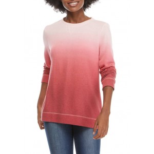 Kim Rogers® Women's Long Sleeve Dip Dye Sweatshirt