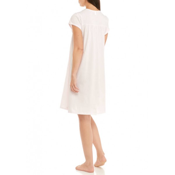 Miss Elaine Silky Knit Short Nightgown