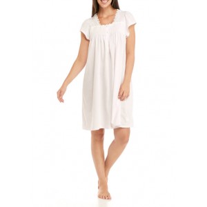 Miss Elaine Silky Knit Short Nightgown 