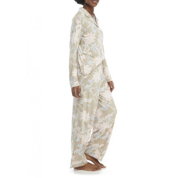 New Directions® Lush Lux Notch Pajama Set