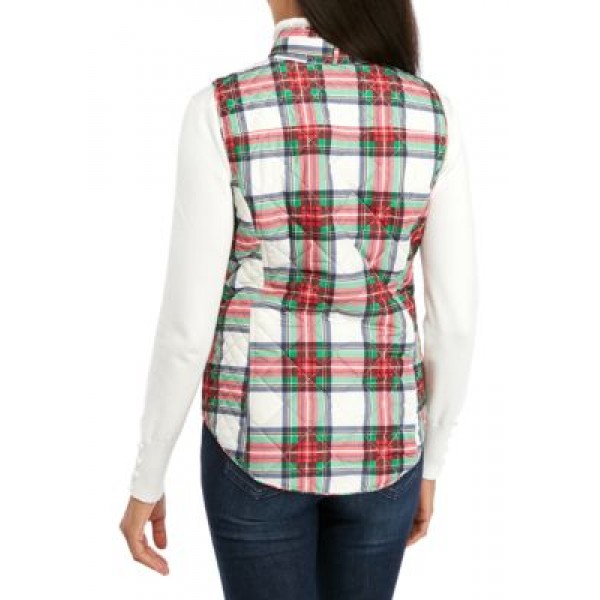 Crown & Ivy™ Women's Sleeveless Quilted Vest