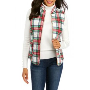 Crown & Ivy™ Women's Sleeveless Quilted Vest 