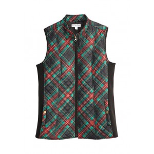 Kim Rogers® Women's Print Zip Puffer Vest