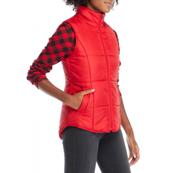 New Directions® Women's Solid Puffer Vest
