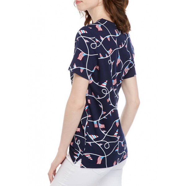 Kim Rogers® Women's Perfectly Soft Short Sleeve Crew Neck T-Shirt