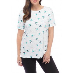 Kim Rogers® Women's Perfectly Soft Short Sleeve Crew Neck T-Shirt 