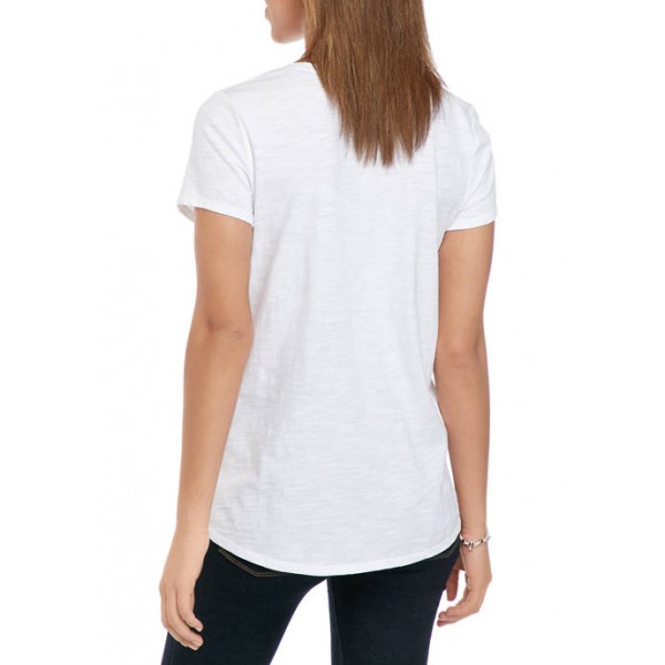 Kim Rogers® Women's Short Sleeve Embellished Art T-Shirt
