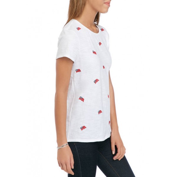 Kim Rogers® Women's Short Sleeve Embellished Art T-Shirt