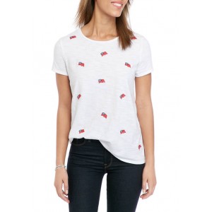 Kim Rogers® Women's Short Sleeve Embellished Art T-Shirt 