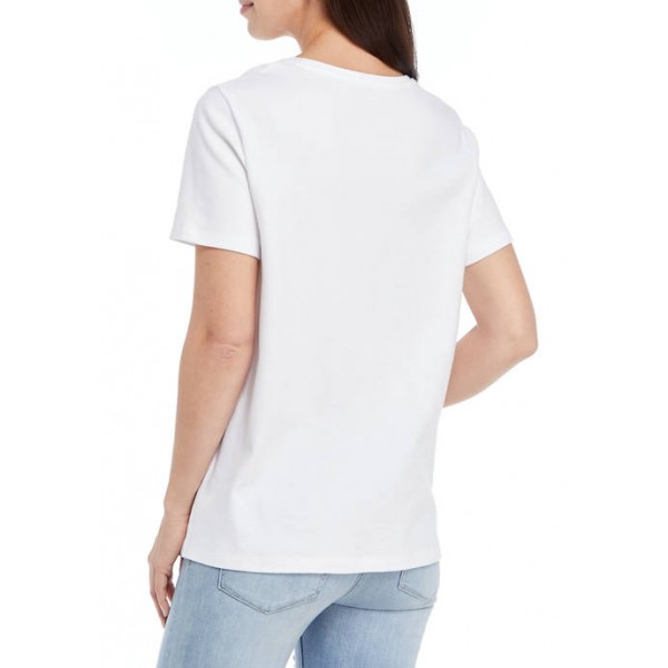 Kim Rogers® Women's Short Sleeve Graphic T-Shirt