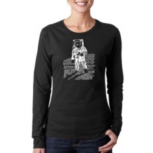 LA Pop Art Word Art T Shirt – Astronaut 
