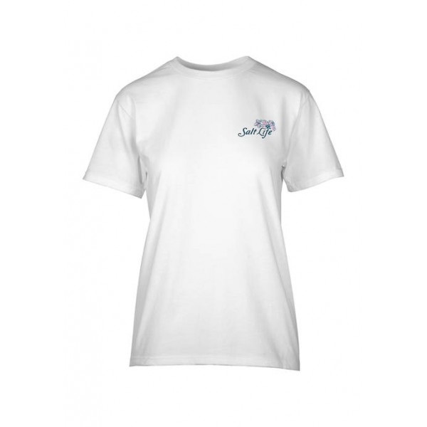 Salt Life Women's Short Sleeve Turtle Bloom Graphic T-Shirt