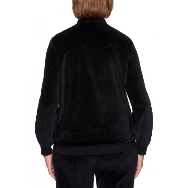 Alfred Dunner Women's Modern Living Grommet Jacket