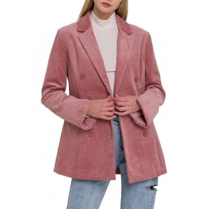 Endless Rose Women's Corduroy Double Breasted Jacket 
