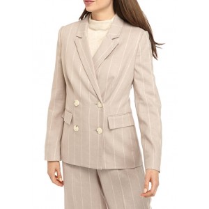 THE LIMITED Women's Linen Double Breasted Blazer