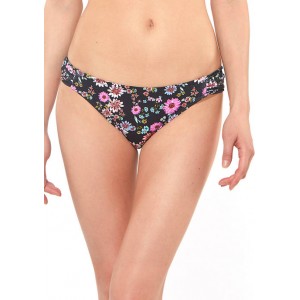 Jessica Simpson Floral Side Shirred Hipster Swim Bottoms 