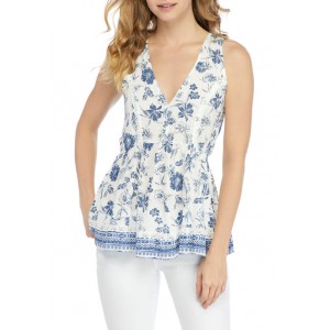 American Rag Racerback Tunic with Lace Insets