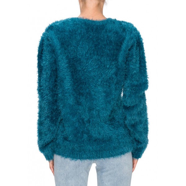 Endless Rose Feathered Knit Sweater