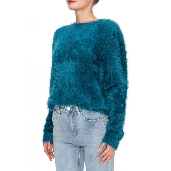Endless Rose Feathered Knit Sweater