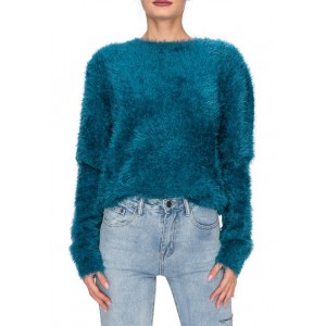 Endless Rose Feathered Knit Sweater 