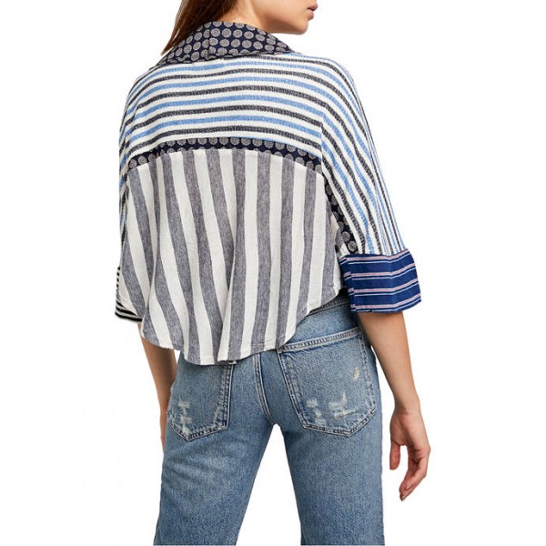 Free People The Stripe is Right Top