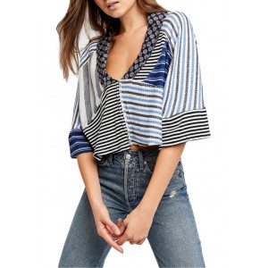 Free People The Stripe is Right Top