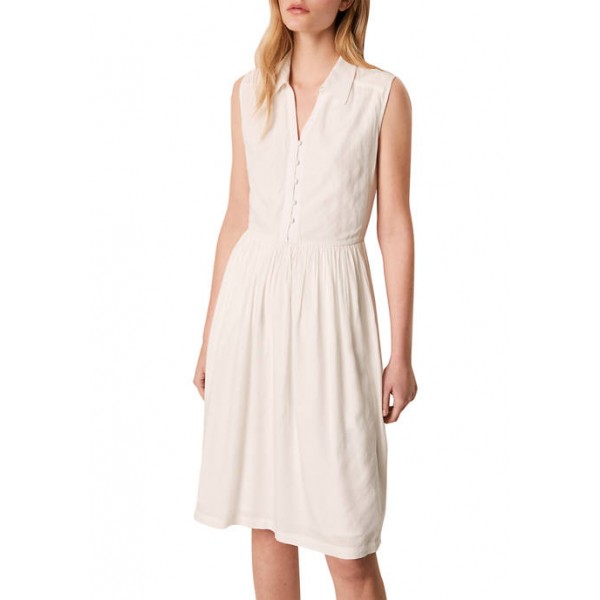 French Connection Sleeveless Collared Dress