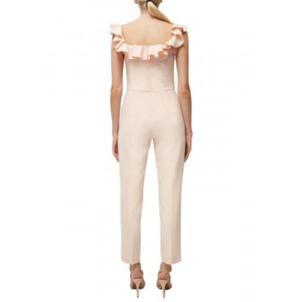 French Connection Whisper Light Off The Shoulder Jumpsuit