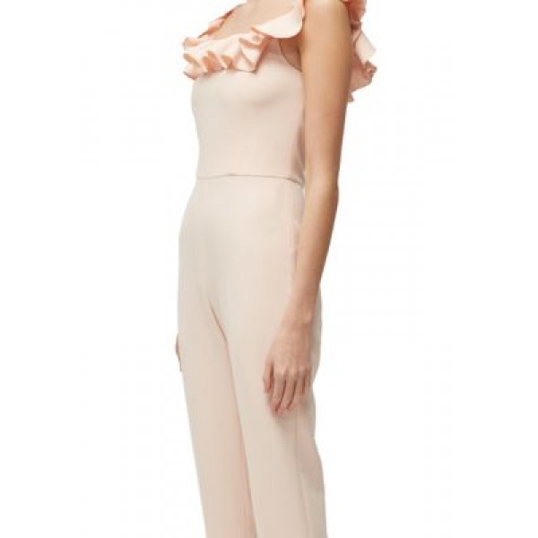 French Connection Whisper Light Off The Shoulder Jumpsuit
