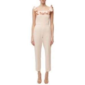 French Connection Whisper Light Off The Shoulder Jumpsuit 