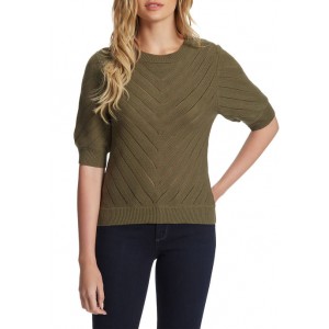 Jessica Simpson Faye Short Sleeve Sweater 