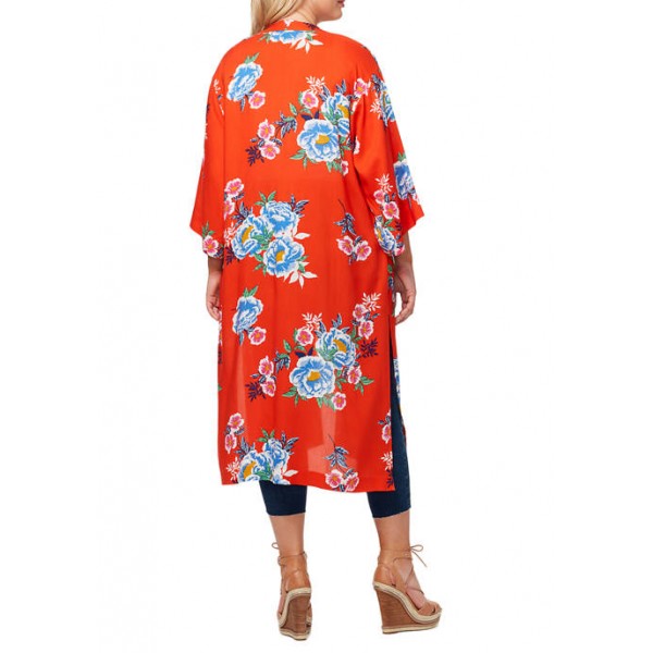 Jessica Simpson Plus Size Gwendelin Kimono