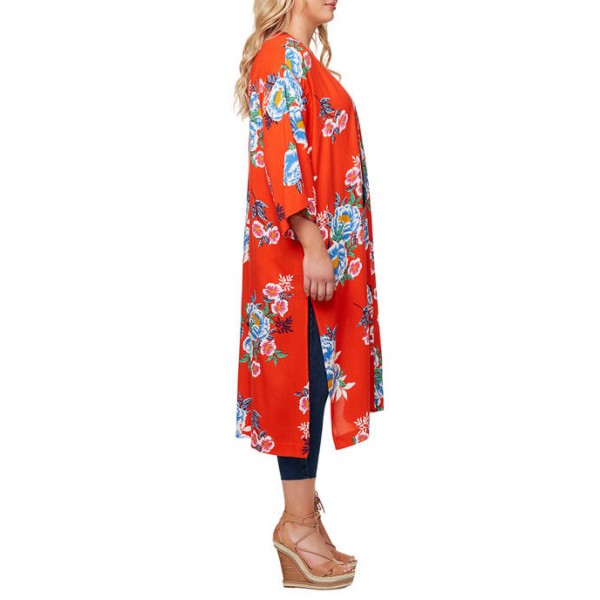 Jessica Simpson Plus Size Gwendelin Kimono