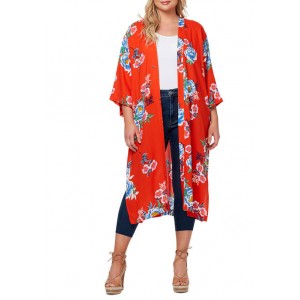 Jessica Simpson Plus Size Gwendelin Kimono 